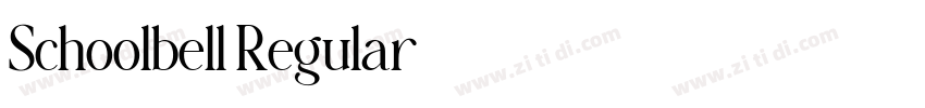 Schoolbell Regular字体转换